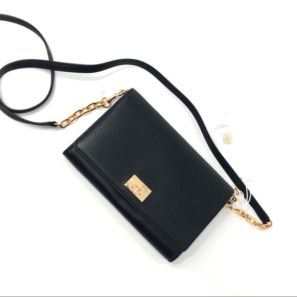 Tory Burch Handbags - Tory Burch Leather Crossbody Purse Gold Hardware
